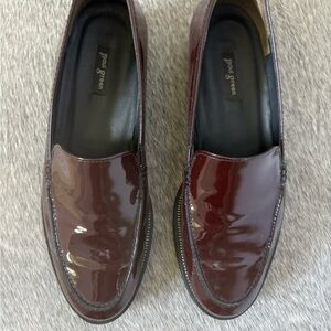 Paul Green Burgundy Patent Leather Women’s Loafers